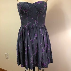 Beautiful Rebecca Taylor strapless party dress!
